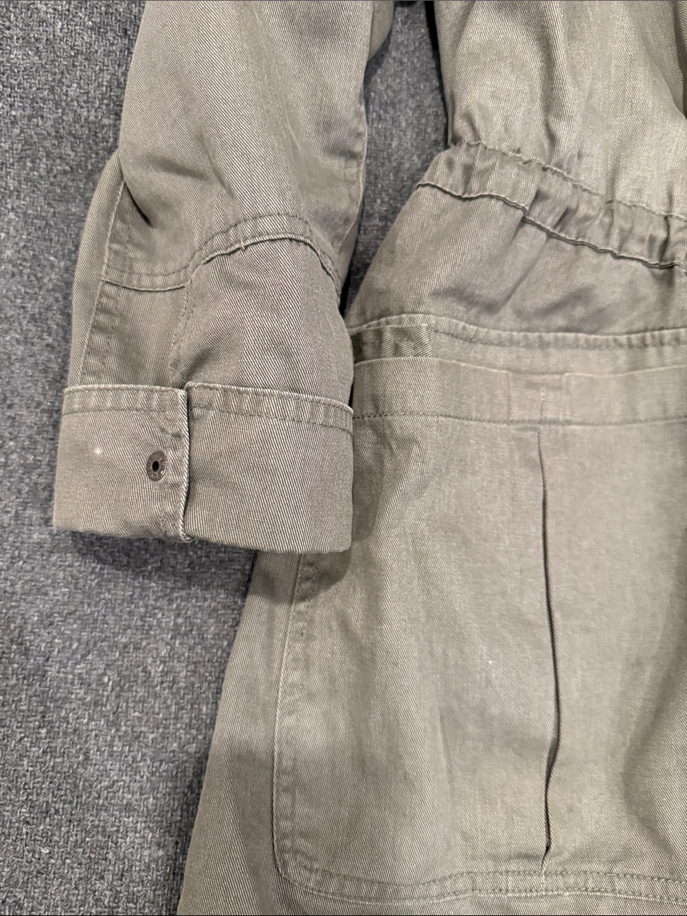 Halogen Olive Utility Drawstring Jacket XL - Picture 5 of 10